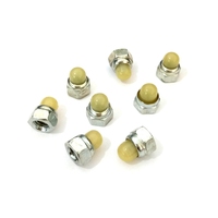 Écrou à capuchon en nylon blanc M4 M5 M6 M8 M10, écrou hexagonal en forme de dôme, léger, isolant, quincaillerie de meubles, fixation