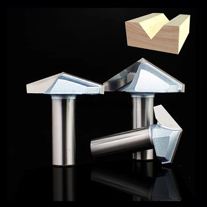 Tideway Chất lượng cao <span class=keywords><strong>CNC</strong></span> 120 độ V loại rãnh khía <span class=keywords><strong>Router</strong></span> bit rắn chế biến gỗ các bộ phận máy móc - Product Image 4