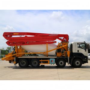 JIUHE Venta Directa de Fábrica Mejor Precio Maquinaria de Construcción Camión Bomba Mezcladora de Concreto de Alta Eficiencia de 24m 30m - Product Image 4