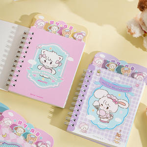 MK042 Vente en gros Mikko Petit carnet à spirales sucré, carnet d'étudiant mignon Kawaii, carnets portables, papeterie créative de dessin animé - Product Image 5