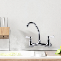 Moderne Edelstahl 304 Küchen armatur Messing Waschbecken Wasserhähne mit Keramik ventil Kern Wasser zeichen zertifizierte Küche Wasserhahn