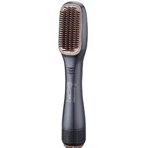 Sisir pengering rambut elektrik 3-In-1, sisir pengering rambut udara panas, Sisir pengeriting permanen