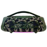 Enceinte Bluetooth portable Camouflage Big Auracast Boom Party Music Box avec lumière RGB, AUX, USB, étanche IPX7, 120W, pour la scène