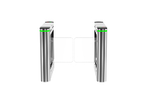 Barrière pivotante automatique personnalisable, tourniquet piéton intelligent, contrôle de canalisation pour aéroport et lieux publics