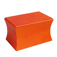 Urne funéraire de luxe ZHIHE pour animaux de compagnie, pour chats, avec grain de bois distinctif, gravures rayées simples, revêtement écologique, options personnalisées, urne en bois