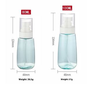 Flacon pulvérisateur portable PCR à brume ultra-fine, en forme de U, fond épais, en plastique PET, pompe à pression, tailles 30ml/60ml/80ml/100ml, pour <span class=keywords><strong>shampoing</strong></span> - Product Image 6