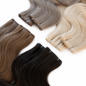 Extensions de <span class=keywords><strong>cheveux</strong></span> humains Premium Body Wave Genius Weft, double épaisseur, <span class=keywords><strong>cheveux</strong></span> vierges, extensions Genius Weft pour salon professionnel - Product Image 6