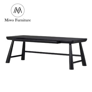 Hiện đại sang trọng secretaire văn phòng màu đen rắn gỗ ông chủ máy tính bảng Bắc Âu bằng văn bản bàn phòng ngủ bàn làm việc tùy biến - Product Image 6