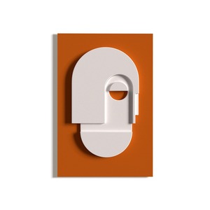 Personnalisation de l'usine: peinture de décoration d'entrée minimaliste de <span class=keywords><strong>style</strong></span> <span class=keywords><strong>japonais</strong></span>, peinture abstraite géométrique à cadre en bois. - Product Image 4