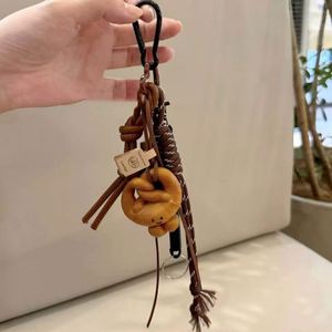 Ins Lovely Alkali Bread Korean Ins Bag Pendant Chocolate Climbing Rope <b>Key</b> <b>Chain</b> Decorative <b>Chain</b> Keychain - Product Image 5