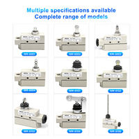 Micro-interrupteur à levier à déclenchement rapide, étanche à l'eau et à la poussière, IP65, à réinitialisation automatique, en plastique, 15A 250V NMCHA NM6004