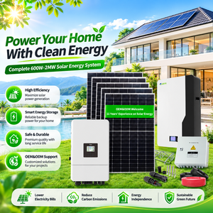 Système solaire <span class=keywords><strong>3kw</strong></span>/5kw/6kw/8kw/10kw, panneau solaire haute efficacité, onduleur hybride/hors réseau, système solaire électrique - Product Image 3