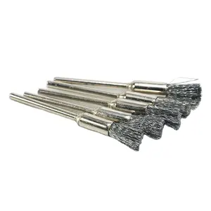Kit de pincéis para remoção de ferrugem de metal, conjunto de pinças para ferramentas rotativas Dremel, conjunto de pincéis para rodas de arame de aço