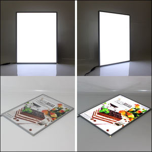 Vente en gros usine – Boîte à lumière LED A1 A2 A3 A4 avec cadre en aluminium fin, 5000 lumens, étanche et résistante aux intempéries, pour affichage publicitaire et menus - Product Image 3