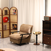 Fauteuil de détente moderne rembourré, fauteuil d'appoint pour salon
