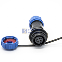 Connecteur circulaire étanche IP68 de remplacement WEIPU SP1311/S4, fiche femelle à 4 broches, type à souder, boîtier en nylon