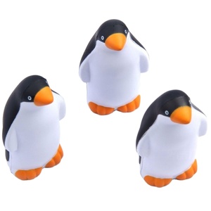Jouets anti-stress en forme de pingouin à imprimer avec logo personnalisé pour cadeaux promotionnels - Product Image 1