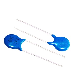 Condensateur céramique haute tension de type disque bleu personnalisé 1Kv 682 6800pf 10% à courant d'ondulation 1 - Product Image 2