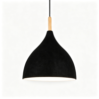 Dôme lumineux acoustique moulé en feutre PET, 100 % fibre de polyester, absorbant le son, décoratif pour plafond, OEM