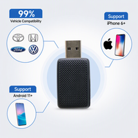 Dongle Multimedia Inteligente para Auto con CarPlay Inalámbrico y Android Auto, Conversión Instantánea para Estéreo Original de Fábrica