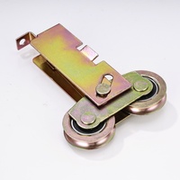 Poulie de porte coulissante moderne rouleau réglable 1-1/8 pouces roulement à billes en acier roue à rouleaux pour le glissement