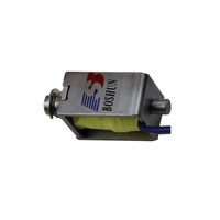 Électroaimant à solénoïde magnétique souple à retenue simple DC12V, de bonne qualité, à rétraction sous tension et à rétraction sous décharge