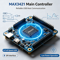 Carte de développement USB Host Shield compatible avec Google ADK MAX3421, entièrement équipée, avec communication I2C pour Arduino UNO MEGA
