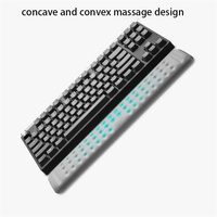 Repose-poignets pour clavier en mousse à mémoire de forme OEM, antidérapant, base en caoutchouc, pour PC de bureau – Vente chaude