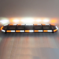 Biaochi Nouvelle Barre Lumineuse LED Stroboscopique d'Urgence Ambrée et Blanche Étanche à Fixation sur Toit 60 pouces (152 cm) 104W 12V 24V 6000 Lumens Pour