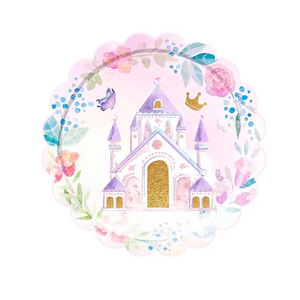 DAMAI - Juego de Vajilla Personalizado con Temática de Princesa para Fiestas Infantiles, Platos Desechables de Papel para Cumpleaños de Niñas, Proveedor de Artículos para Fiestas - Product Image 4