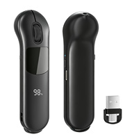 Télécommande de présentation sans fil Air Mouse 5.3 avec pavé tactile et pointeur laser, rechargeable Type-C pour réunions d'affaires et ordinateurs portables