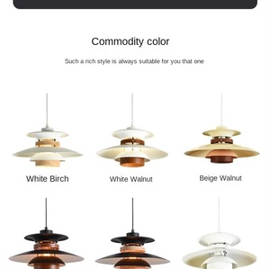 Nouveau prix de gros Simple Macaron série Restaurant lustre hôtel bar comptoir café UFO lumière - Product Image 4