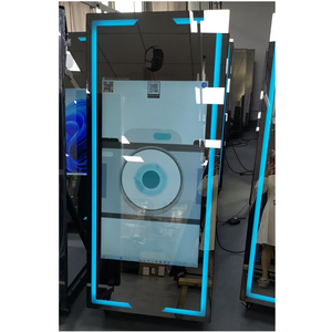 Fournisseur de mariage Cabine photo miroir 65 "avec écran tactile 43" Miroir magique pour selfie portable Cabine photo avec cadre LED à écran tactile - Product Image 6