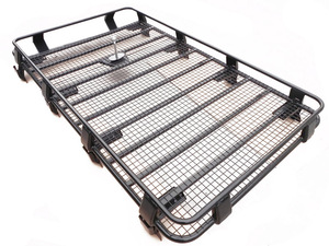 Portaequipajes de Techo 4X4 <span class=keywords><strong>para</strong></span> Discovery <span class=keywords><strong>para</strong></span> Defender, Montaje en Canaleta, Portaequipajes de Techo Completo <span class=keywords><strong>para</strong></span> Automóvil - Product Image 4