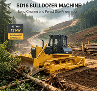 17 Tonnen 178PS SD16 Industrie-Bulldozer, Mittelgroßer Kettendozer für Straßenbau und Landentwicklung