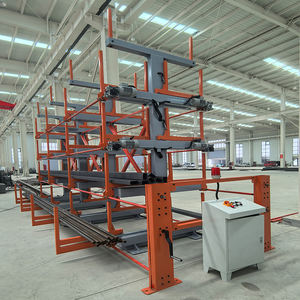 Étagère de stockage verticale à commande manuelle industrielle pour tuyaux et profilés, rayonnage à palettes en porte-à-faux durable - Product Image 3