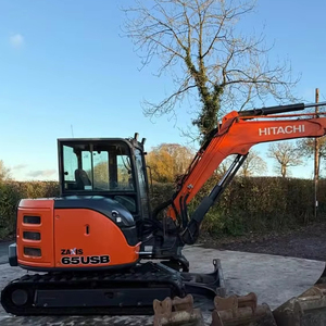 Used Excavador Hitachi ZX65USB-3F Hydraulic Crawler <strong>Excavator</strong> 6.5ton <strong>Mini</strong> Japan Made Micro Escavatore From Japan - Product Image 3