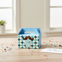 12 boîtes cadeaux en carton alimentaire faites à la main avec fermeture magnétique et poignée pour la fête des pères