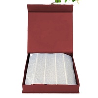 Boîte cadeau en papier pliable de luxe en forme de livre magnétique écologique personnalisée pour les entreprises avec insert en carton doré