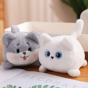 <span class=keywords><strong>La</strong></span> cola se <span class=keywords><strong>mover</strong></span>á Shiba Inu Husky Cat muñeca eléctrica rompecabezas niños juguete de peluche al por mayor - Product Image 3