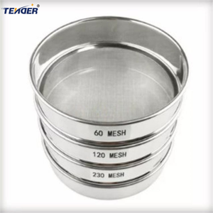 Des outils efficaces et de haute qualité conçus pour le tamisage de farine de cuisson à domicile et l'utilisation en cuisine utilisent ce tamis à échantillon en acier inoxydable - Product Image 5