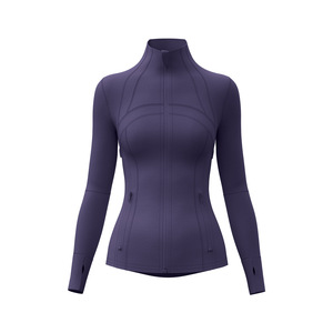 Women's <b>Yoga</b> <b>Jacket</b> Breathable Anti-Ultraviolet Slimming Lightweight Sunscreen Front Anti-Bacterial Windproof - Product Image 6