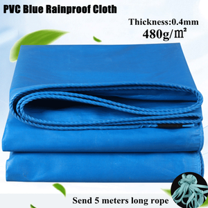 0.4mm PVC enduit bâche tissé jardin cour auvent imperméable à la pluie tente extérieure étanche camion auvent toile cirée ombrage voile - Product Image 1