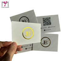 Kartu Cetak Kustom MUYANG, Hot Stamping, Kartu Nama, dan Stiker Kertas Tisu