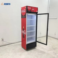 Congélateur commercial vertical à porte vitrée, à économie d'énergie