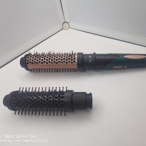Electric Hair Brush With Interchangeable Heads Ceramic Heated Curling Brush 1.25 Inch Professional Styling Tool - Product Image 2