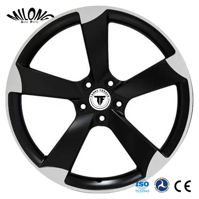 Face de machine noir mat