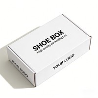 Boîtes d'expédition en carton ondulé personnalisées en gros, couleur au choix, encre à base de soja, pour chaussures et vêtements, emballage rigide pour l'expédition