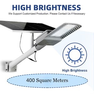 Lampe <span class=keywords><strong>solaire</strong></span> LED extérieure de 30W avec <span class=keywords><strong>poteau</strong></span> de 5-6m, batterie lithium externe sous le panneau <span class=keywords><strong>solaire</strong></span> - Product Image 4