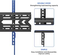 32-70 pulgadas LED LCD Plasma Universal inclinación fija soporte ajustable TV montaje en pared